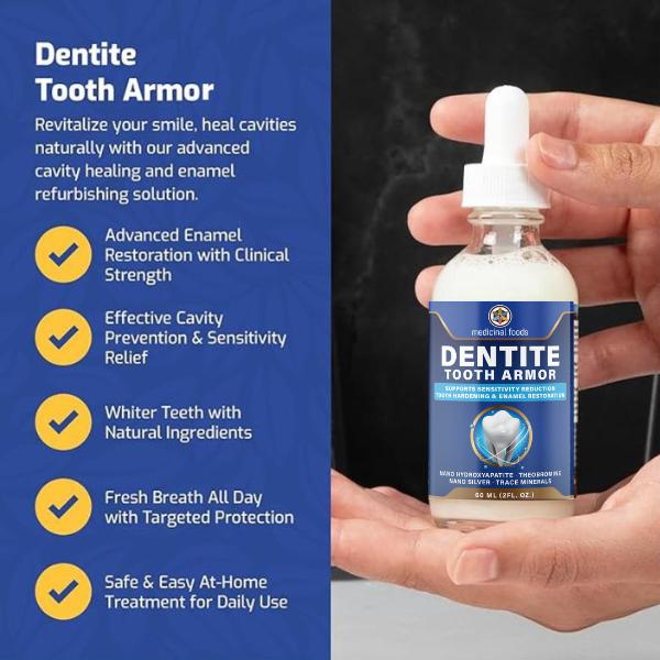 Nano Hydroxyapatite Enamel Repair Drops | Liquid Tooth Armor for Sensitivity Relief & Stronger Teeth | At-Home Remineralization Treatment | 60 ml